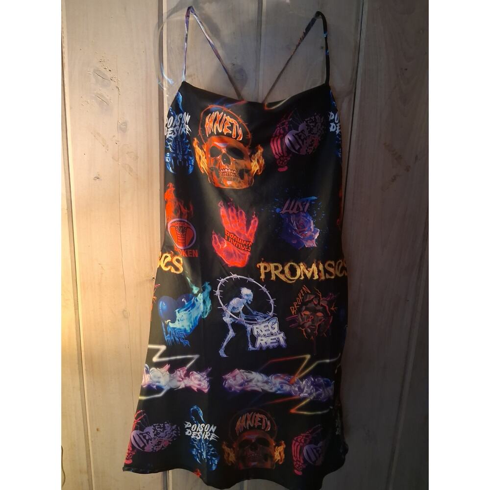 BROKEN PROMISES SLEEVELESS STRETCH SHEATH DRESS SIZE 5 TAG SEE MEASUREMENTS